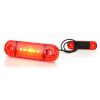 Pozička zadní LED 12/24V červená 6LED - úzká