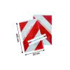 Značení pro hydraulické čelo,varovné vlajky P+ L sada
