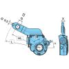 Páka brzd. (ECO-Master) HL 180 = Ø 22 / L 207 = Ø 9,5