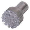 Žárovka LED 24V 1.4W BA15s(21W) červená