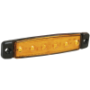 Pozička boční oranž LED 96x20mm 6diod 24V bez odrazky