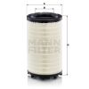 Filtr vzduchový SCANIA G, P, R, T 03/04-, 4 95-04, DI, DSI,
