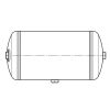Vzduchojem Iveco 20l / 246 x 500 / 14 bar, Alu