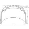 Buben brzdový Steyr 420x185mm