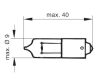 Žárovka 12V 21W BAY 9s denní svícení,halogen