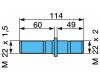 Šroub kola Z M22x1.5/M22x2 114/60/49