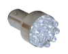 Žárovka LED 12V 1.6W BAY15d(21/5W) červená