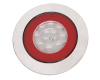Světlo zadní kulaté TM5 LED 12/24V s rámečkem obrysové,brzdové,směrové