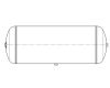 Vzduchojem 120l / 396 x 1098 / 11,0 bar, Alu