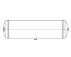 Vzduchojem 37l / 246 x 883 / 12,5 bar, Alu