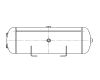 Vzduchojem 40l / 276 x 770 / 12,5 bar, Alu