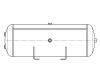 Vzduchojem 60l / 310 x 898 / 11,0 bar, Alu