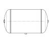 Vzduchojem 80l / 396 x 750 / 11,0 bar, Alu