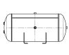 Vzduchojem 100l / 396 x 909 / 11,0 bar, Alu