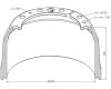 Buben brzdový Steyr 420x185mm