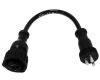 Kabel redukce DIN bajonet/M24x1 ABS / 3-pin