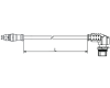 Kabel senzoru EBS E WABCO 2,3m