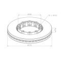 Kotouč brzdový SAF SKRB 9019W,K INTEGRAL BI9-19W