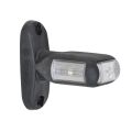 Pozička boční Č/B/O LED 12/24V třístranné tykadlo,gum.držák,click-in
