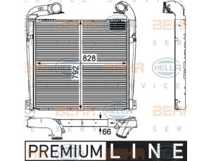 Chladič vzduchu SCANIA P,G,R,T