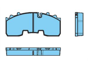 Sada brzd. desek pro BPW SB-3745