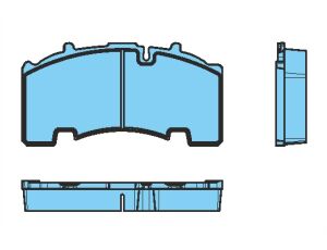 Sada brzd. desek pro BPW SB-4309