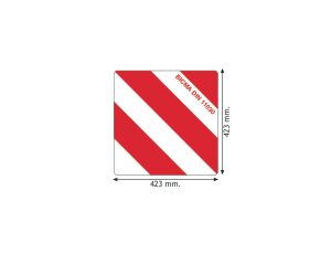 Tabule reflexní FE-ZN nadrozměr 423x423mm jednostranná DE