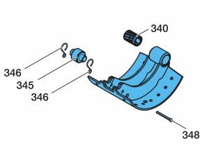 Čelist brzdová 3020-1 holá