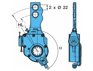 Páka brzd. AGS-1