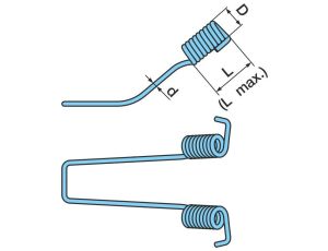 Pružina přídavná-pero SN 42xx/36xx-95 (očko)