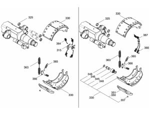 Sada čelistí pro přestavbu SN 3616 na 3616 BPW95