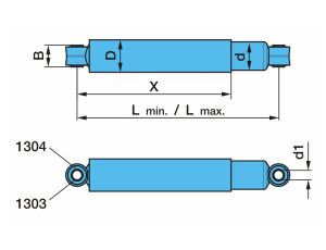Tlumič pérování 605x785mm