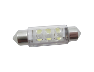 Žárovka LED 24V 0.7W SV8,5(5W) bílá 11x39mm