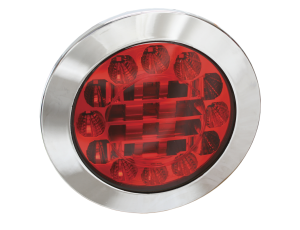 Světlo mlhové kulaté LED,mlhovka 10-30V s rámečkem