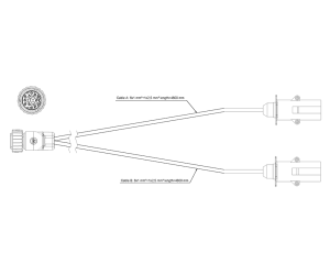 Adaptér BPW přední 4,8m 2x7pól.zástrčka ADR