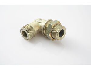 Šroubení L M22 x 1,5 / M22 x 1,5 s maticí pro upevnění