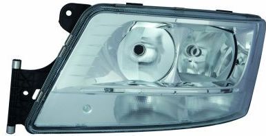 Světlomet hlavní MAN-TGX L - H7/H7/H21W/LED, aut ovl. s motorkem