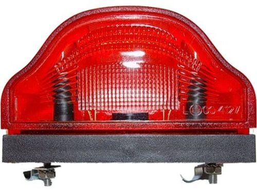 Kryt osvětlení SPZ,koncový/osv. RZ, červený, 24V