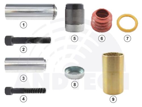 Sada oprav.brzd.třmenu SN6,SN7,SK7 vedení 39mm