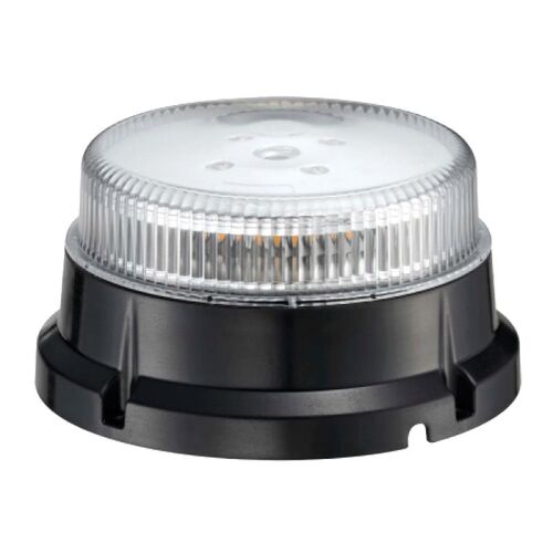 Maják LED výstražný 10-30Volt na magnet - čiré sklo