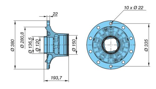 Náboj SKB/SHB 9010 ECO-P2