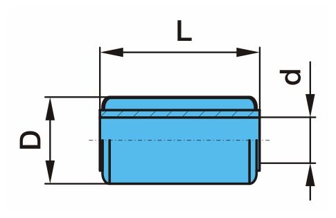 Pouzdro oka pera SGS Ø30/57 x 102