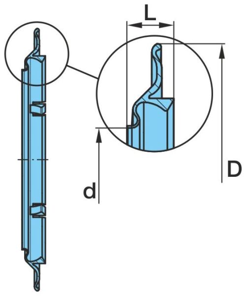 Těsnění zadní ECO,ECO-P 10-12T
