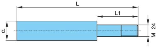 Čep tlumiče M24 pr.50x215/85 nerez