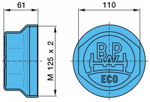 Krytka ECO M125x2
