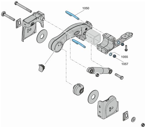 Sada třmenu pera 120-140 M20 ECO Air COMPACT(2 ks) 1kolo