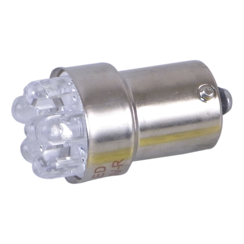 Žárovka LED 24V 0.5W BA15s(5W) červená