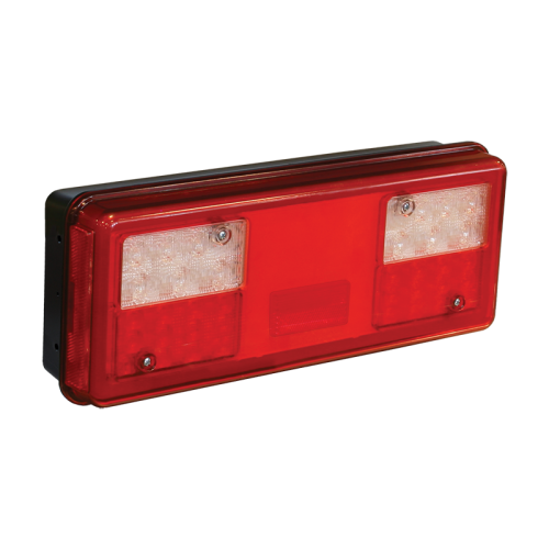 Světlo zadní koncové L TM10 Full-LED Truck s SPZ ERMAX boční zástrčka