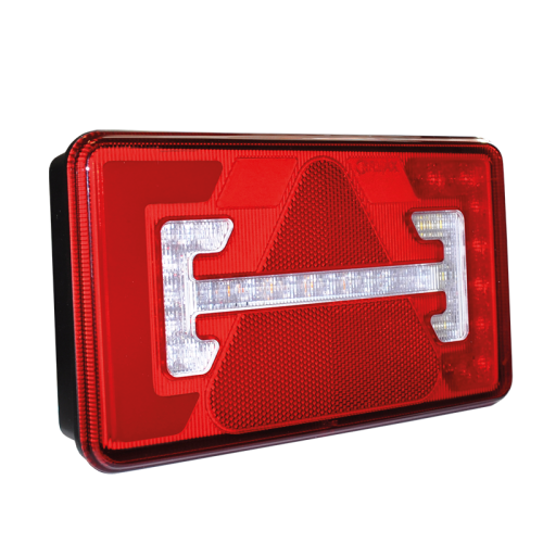 Světlo zadní BPW TM12 LED L+SPZ+mlhovka 5 kolík zásuvka