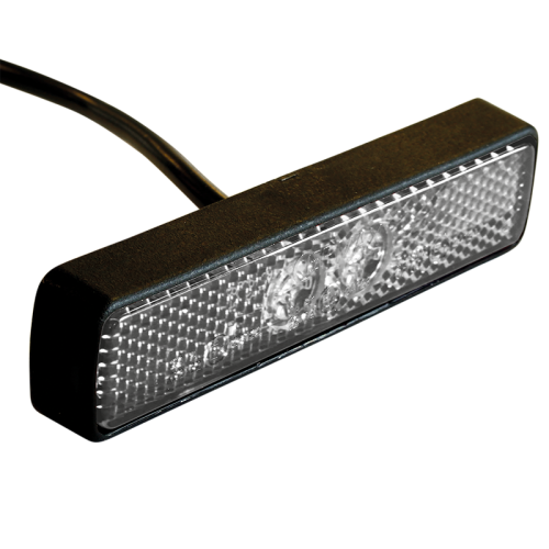 Pozička bílá BPW LED,konektor click-in 0,5M držák přímý